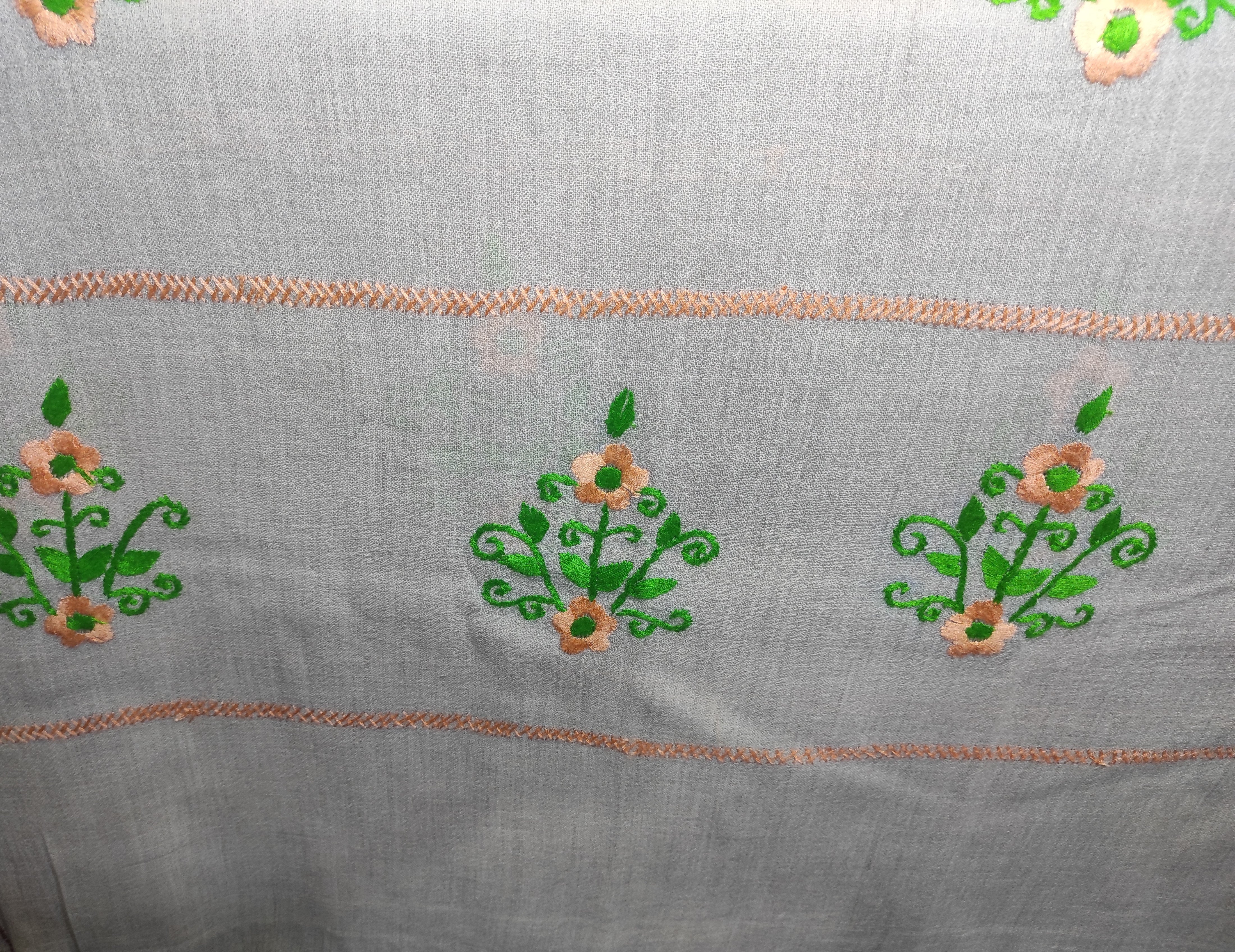 Salampur Ladies Embroidered Wool Shawl