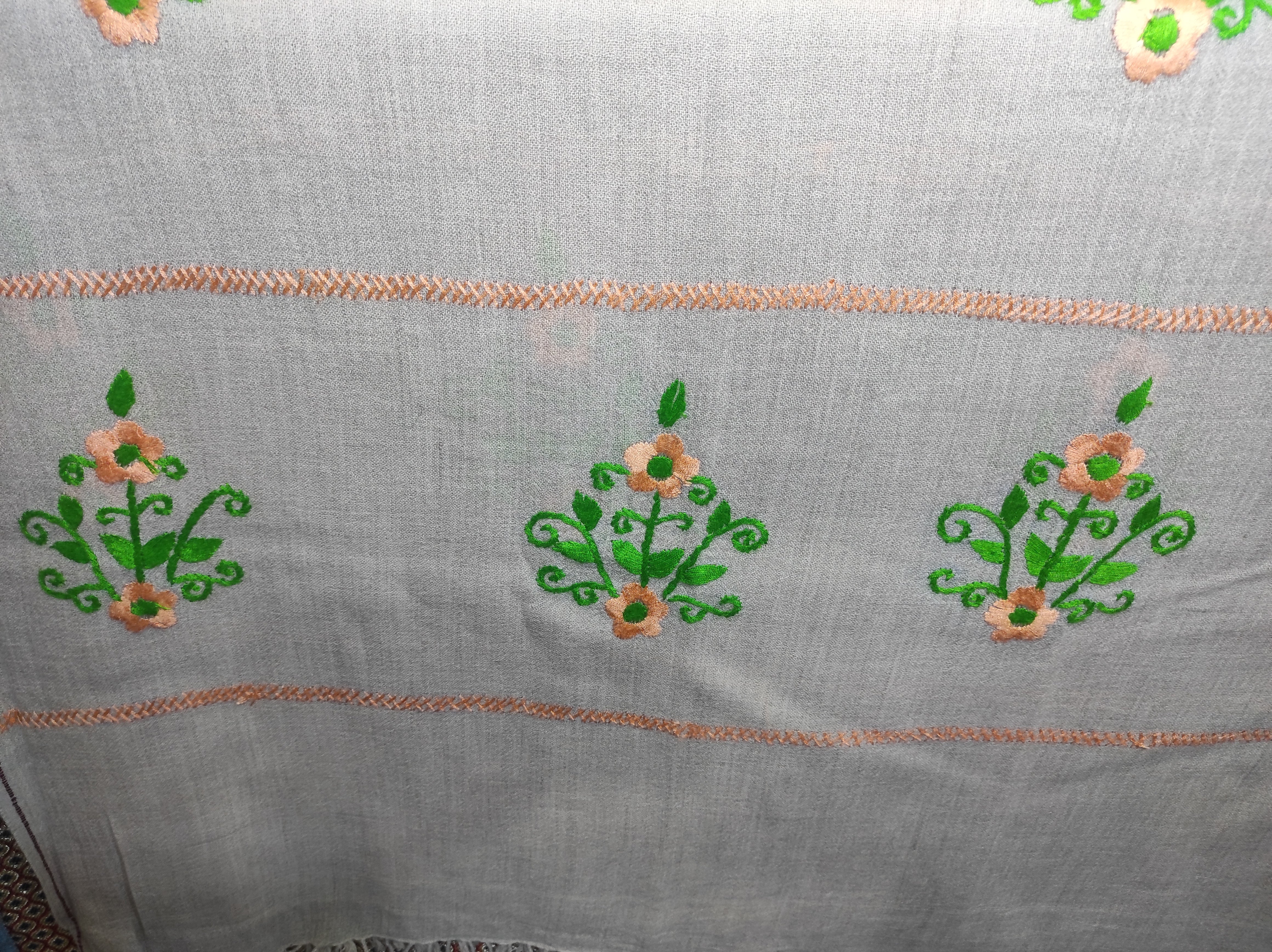 Salampur Ladies Embroidered Wool Shawl