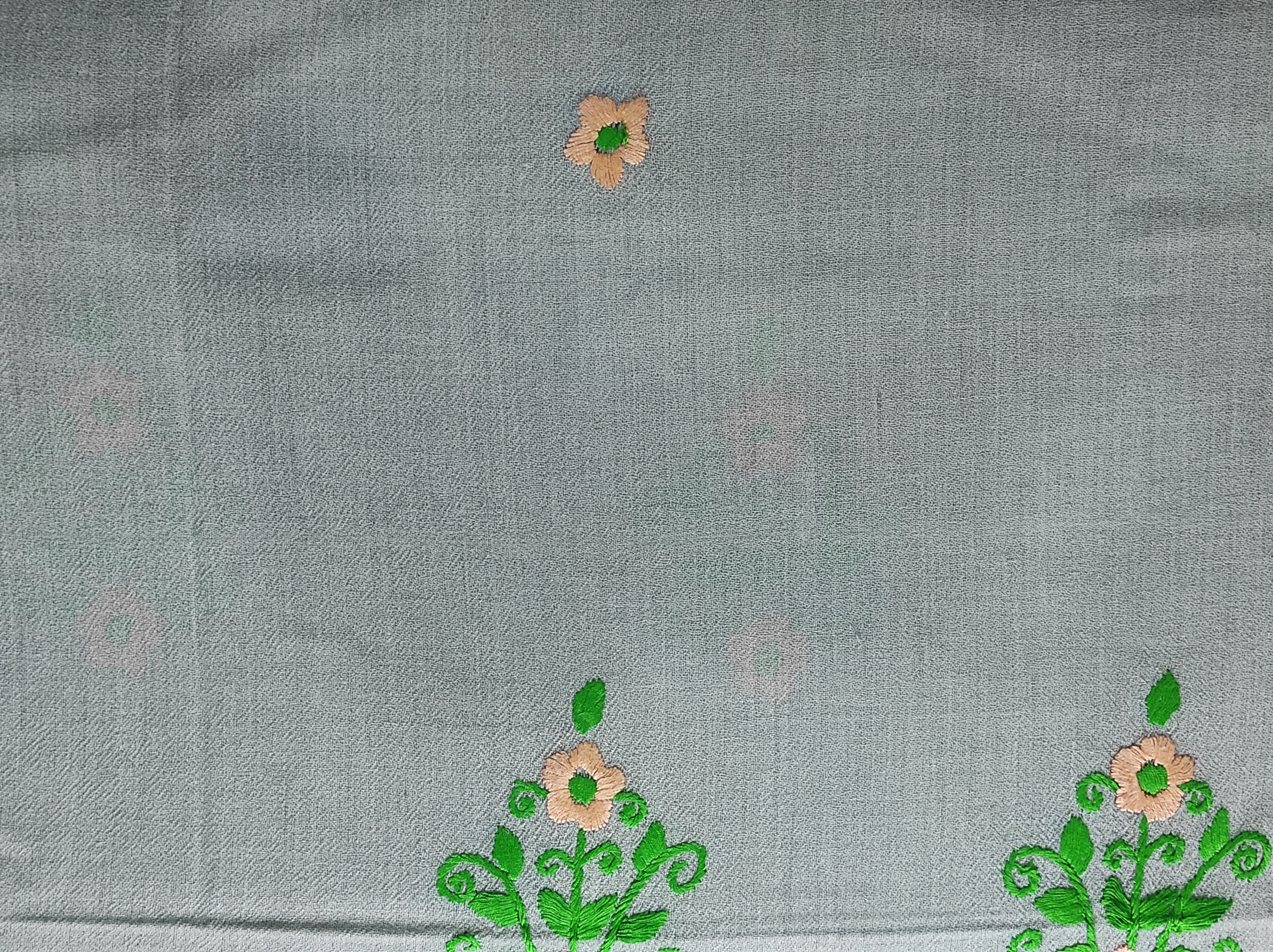 Salampur Ladies Embroidered Wool Shawl