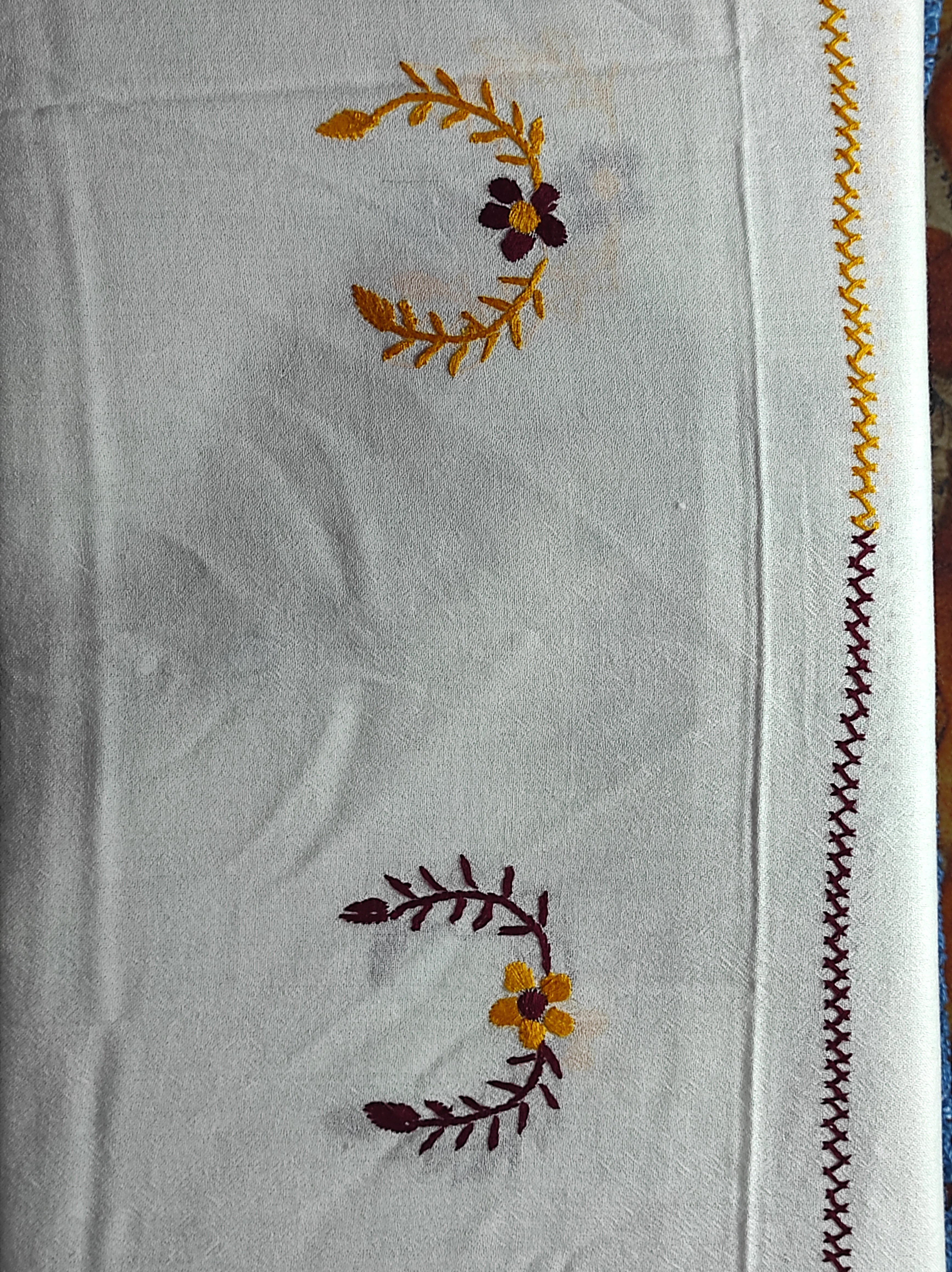 Salampur Ladies Embroidered Wool Shawl