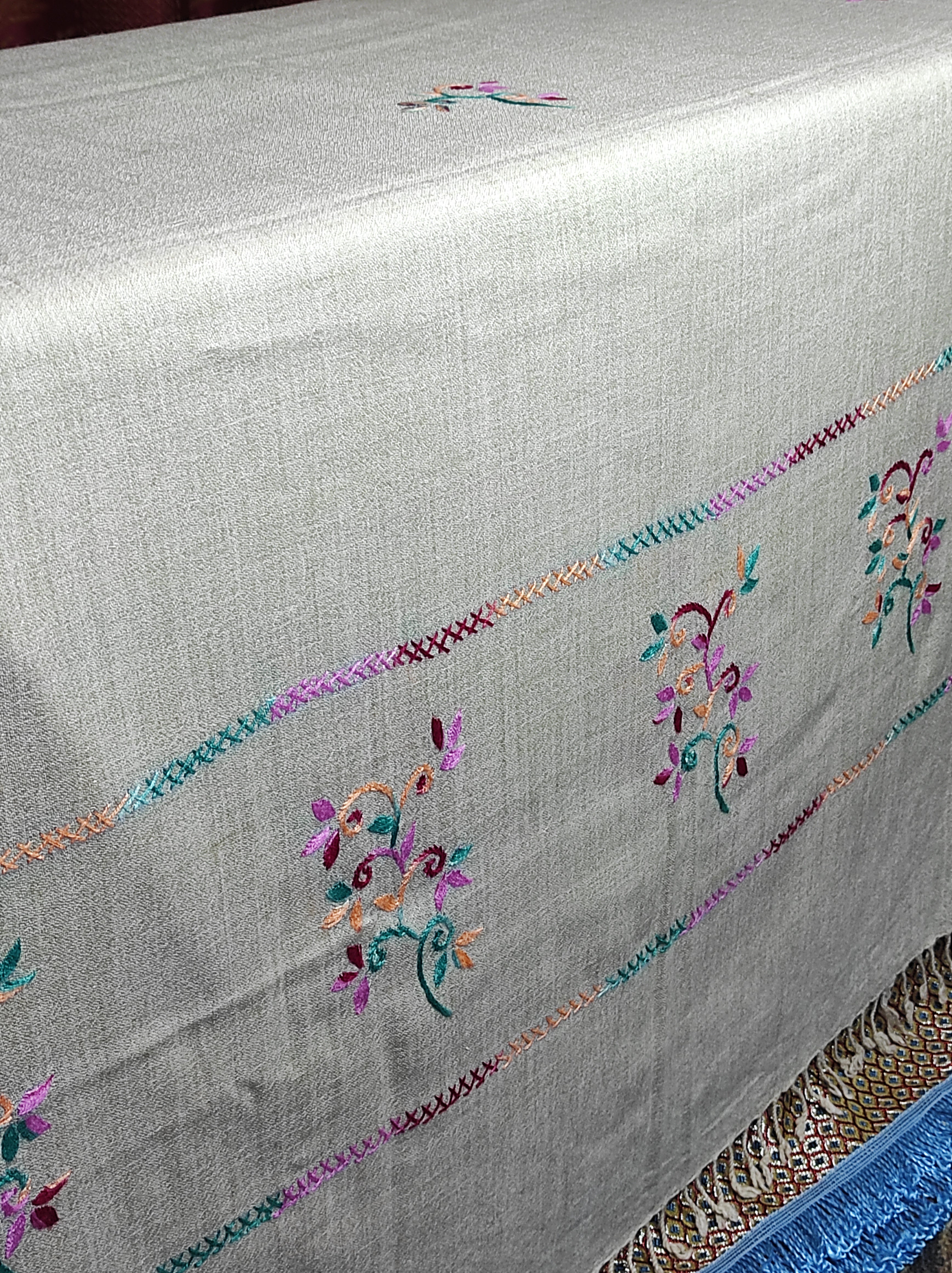 Salampur Ladies Embroidered Wool Shawl