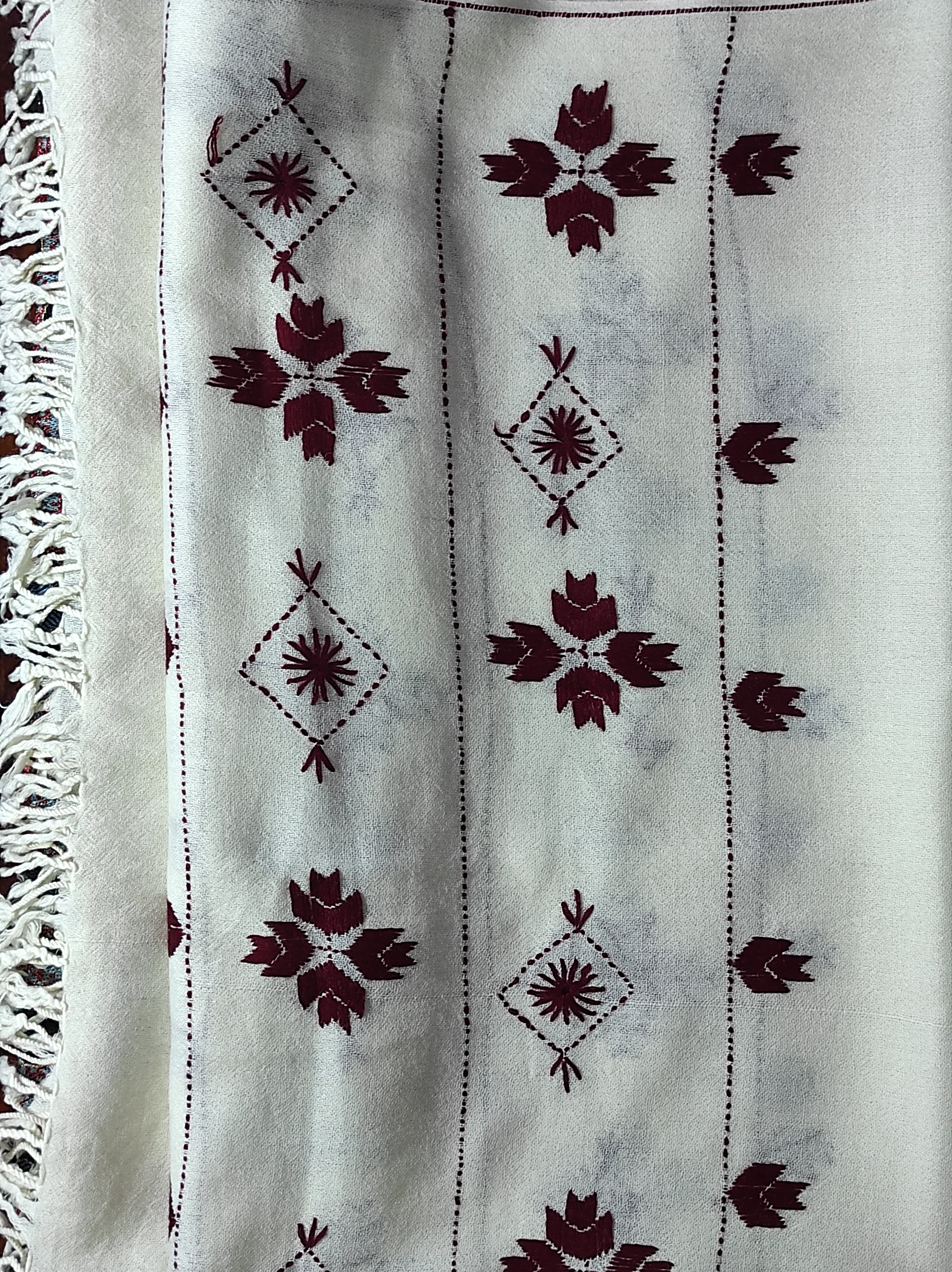 Salampur Ladies Embroidered Wool Shawl